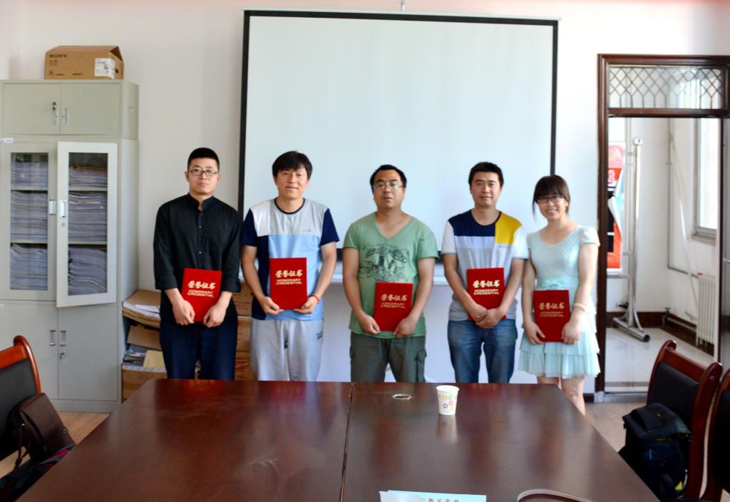 获奖教师合影留念